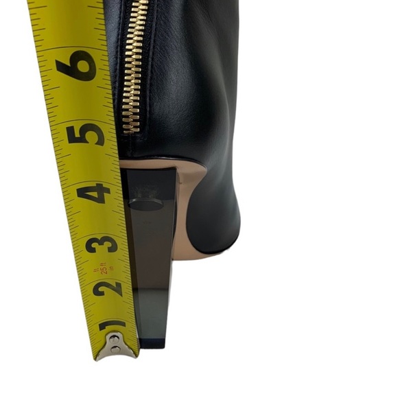 **NEW IN BOX** Gianvito Rossi Vitello Glove Lucite Heel Bootie (38.5) - Picture 3 of 10